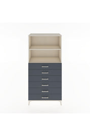 Hyperion Dolap 2 Raflı 6 Çekmeceli 88x44x182 - S57M034V2B
