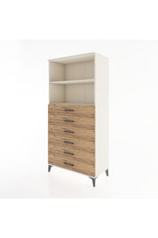 Hyperion Dolap 2 Raflı 6 Çekmeceli 88x44x182 - S57M034V3B