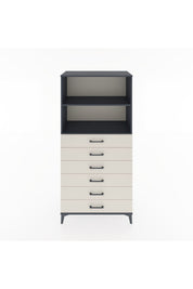 Hyperion Dolap 2 Raflı 6 Çekmeceli 88x44x182 - S57M034V4B