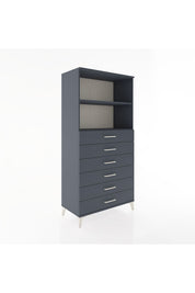 Hyperion Dolap 2 Raflı 6 Çekmeceli 88x44x182 - S57M034V5B