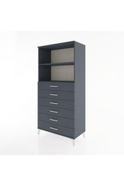 Hyperion Dolap 2 Raflı 6 Çekmeceli 88x44x182 - S57M034V5B