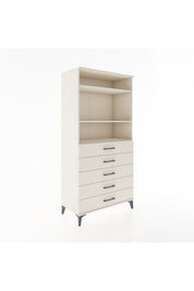 Hyperion Dolap 3 Raflı 5 Çekmeceli 88x44x182 - S57M035V1B
