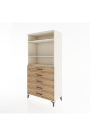Hyperion Dolap 3 Raflı 5 Çekmeceli 88x44x182 - S57M035V3B