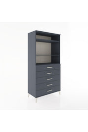 Hyperion Dolap 3 Raflı 5 Çekmeceli 88x44x182 - S57M035V5B