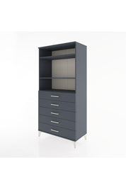 Hyperion Dolap 3 Raflı 5 Çekmeceli 88x44x182 - S57M035V5B