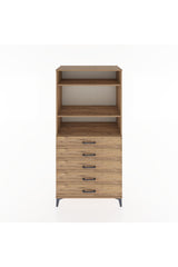 Hyperion Dolap 3 Raflı 5 Çekmeceli 88x44x182