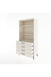 Hyperion Dolap 3 Raflı 4 Çekmeceli 88x44x182 - S57M036V1B