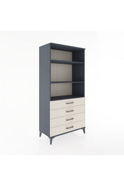 Hyperion Dolap 3 Raflı 4 Çekmeceli 88x44x182 - S57M036V4B