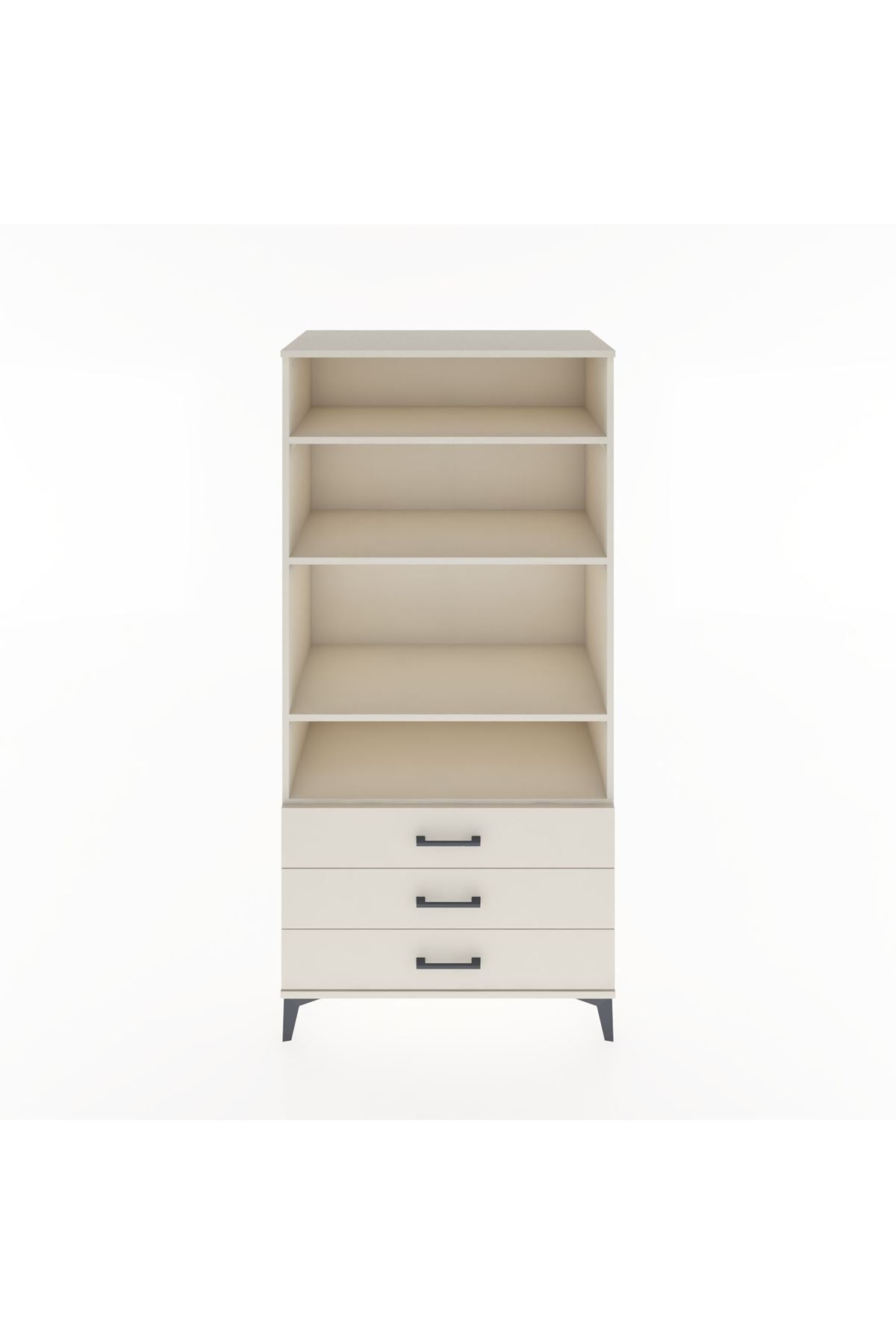 Hyperion Dolap Tek Raflı 7 Çekmeceli 88x44x182 - S57M037V1B