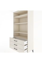 Hyperion Dolap Tek Raflı 7 Çekmeceli 88x44x182 - S57M037V1B