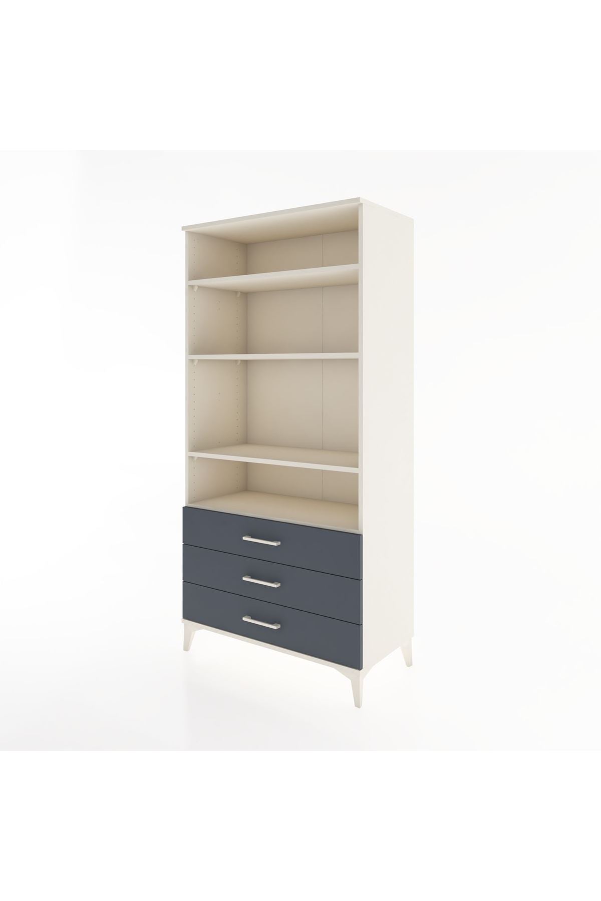 Hyperion Dolap Tek Raflı 7 Çekmeceli 88x44x182 - S57M037V2B