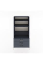 Hyperion Dolap Tek Raflı 7 Çekmeceli 88x44x182 - S57M037V5B