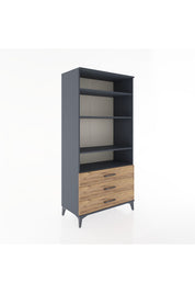 Hyperion Dolap Tek Raflı 7 Çekmeceli 88x44x182 - S57M037V6B