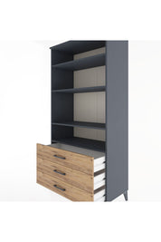 Hyperion Dolap Tek Raflı 7 Çekmeceli 88x44x182 - S57M037V6B