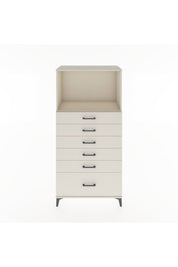 Hyperion Dolap Tek Raflı 6 Çekmeceli 88x44x182 - S57M039V1B