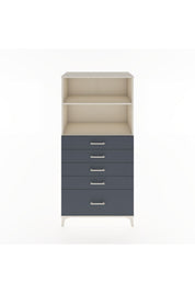 Hyperion Dolap 2 Raflı 5 Çekmeceli 88x44x182 - S57M040V2B