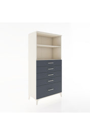Hyperion Dolap 2 Raflı 5 Çekmeceli 88x44x182 - S57M040V2B