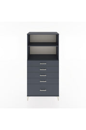 Hyperion Dolap 2 Raflı 5 Çekmeceli 88x44x182 - S57M040V5B