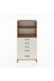 Hyperion Dolap 2 Raflı 5 Çekmeceli 88x44x182 - S57M040V7B