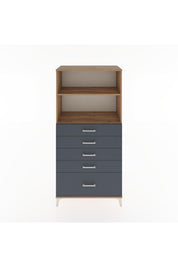 Hyperion Dolap 2 Raflı 5 Çekmeceli 88x44x182 - S57M040V8B