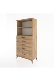 Hyperion Dolap 2 Raflı 5 Çekmeceli 88x44x182 - S57M040V9B