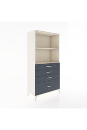 Hyperion Dolap 2 Raflı 4 Çekmeceli 88x44x182 - S57M041V2B