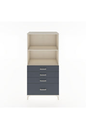 Hyperion Dolap 2 Raflı 4 Çekmeceli 88x44x182 - S57M041V2B
