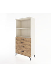 Hyperion Dolap 2 Raflı 4 Çekmeceli 88x44x182 - S57M041V3B