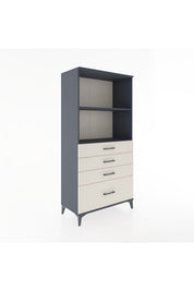 Hyperion Dolap 2 Raflı 4 Çekmeceli 88x44x182 - S57M041V4B
