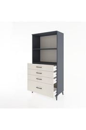 Hyperion Dolap 2 Raflı 4 Çekmeceli 88x44x182 - S57M041V4B
