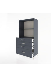 Hyperion Dolap 2 Raflı 4 Çekmeceli 88x44x182 - S57M041V5B