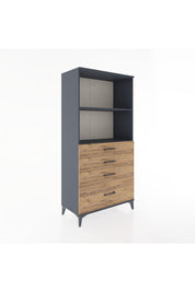 Hyperion Dolap 2 Raflı 4 Çekmeceli 88x44x182 - S57M041V6B