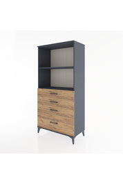 Hyperion Dolap 2 Raflı 4 Çekmeceli 88x44x182 - S57M041V6B