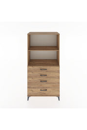 Hyperion Dolap 2 Raflı 4 Çekmeceli 88x44x182 - S57M041V9B