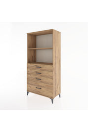 Hyperion Dolap 2 Raflı 4 Çekmeceli 88x44x182 - S57M041V9B