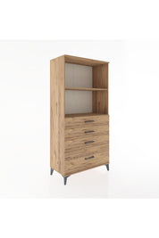 Hyperion Dolap 2 Raflı 4 Çekmeceli 88x44x182 - S57M041V9B