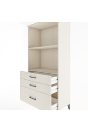 Hyperion Dolap 2 Raflı 3 Çekmeceli 88x44x182 - S57M042V1B