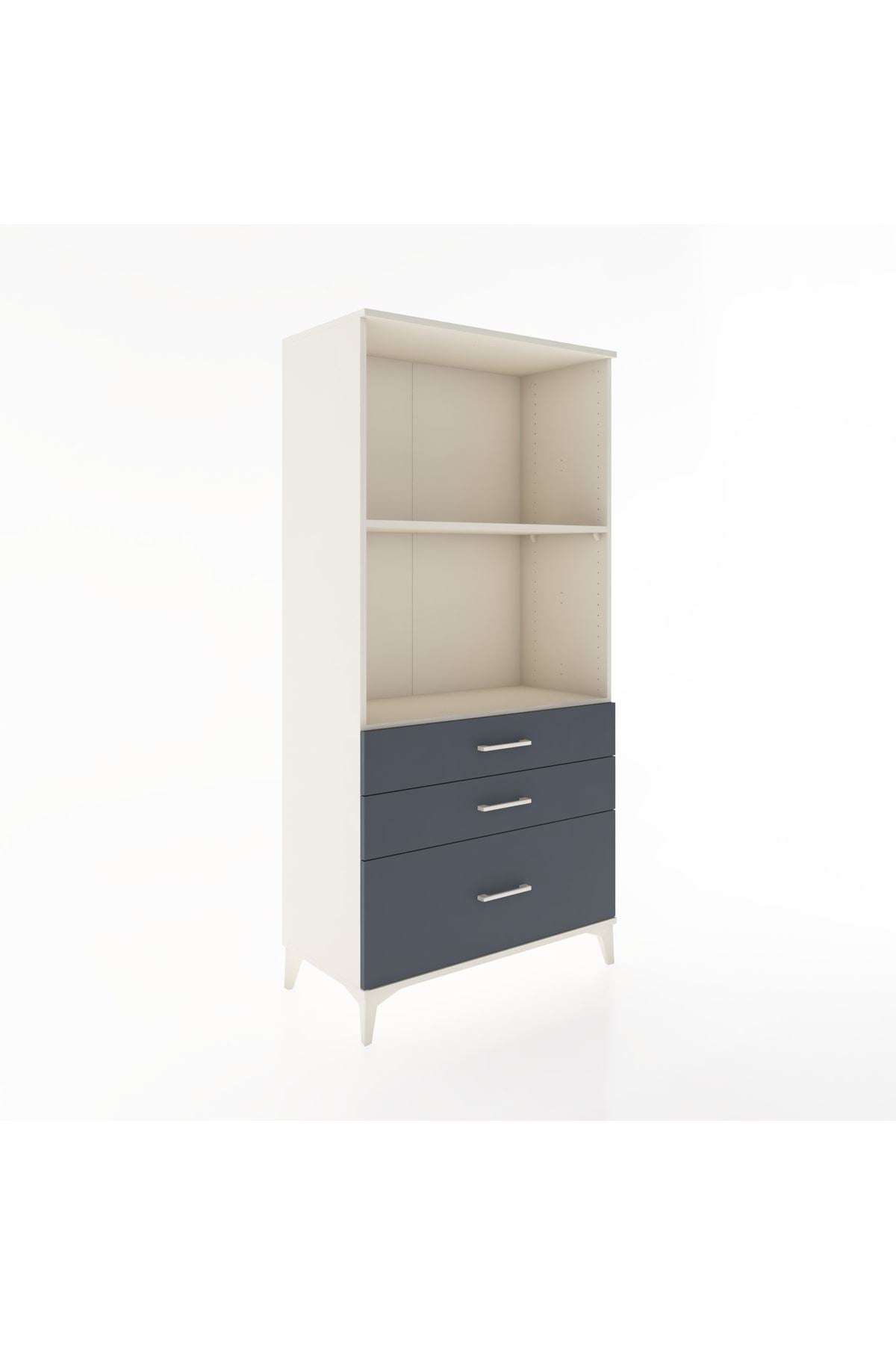 Hyperion Dolap 2 Raflı 3 Çekmeceli 88x44x182 - S57M042V2B