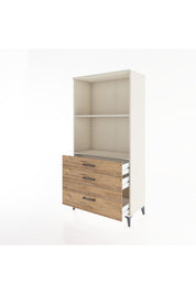 Hyperion Dolap 2 Raflı 3 Çekmeceli 88x44x182 - S57M042V3B
