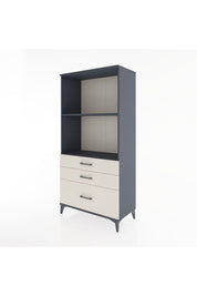 Hyperion Dolap 2 Raflı 3 Çekmeceli 88x44x182 - S57M042V4B