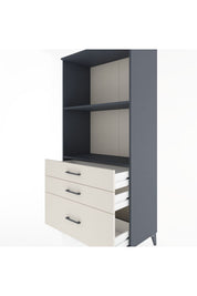 Hyperion Dolap 2 Raflı 3 Çekmeceli 88x44x182 - S57M042V4B