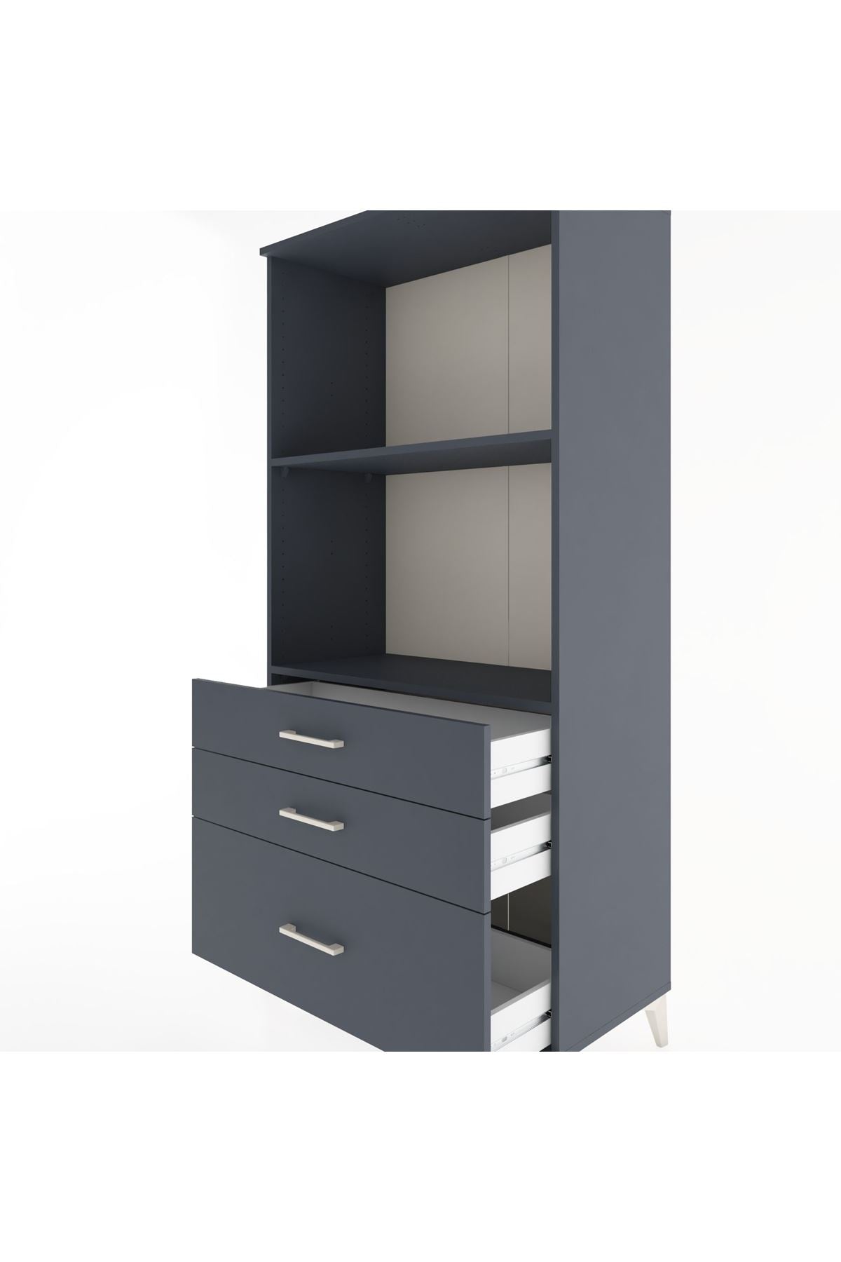Hyperion Dolap 2 Raflı 3 Çekmeceli 88x44x182 - S57M042V5B