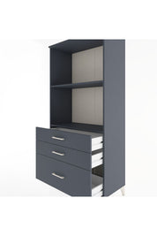 Hyperion Dolap 2 Raflı 3 Çekmeceli 88x44x182 - S57M042V5B