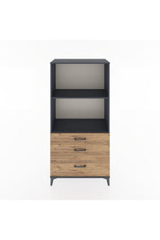 Hyperion Dolap 2 Raflı 3 Çekmeceli 88x44x182 - S57M042V6B