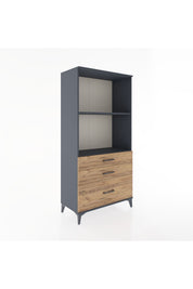 Hyperion Dolap 2 Raflı 3 Çekmeceli 88x44x182 - S57M042V6B