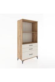 Hyperion Dolap 2 Raflı 3 Çekmeceli 88x44x182 - S57M042V7B
