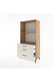 Hyperion Dolap 2 Raflı 3 Çekmeceli 88x44x182 - S57M042V7B