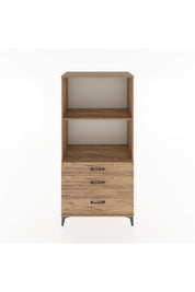 Hyperion Dolap 2 Raflı 3 Çekmeceli 88x44x182 - S57M042V9B