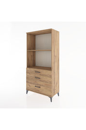 Hyperion Dolap 2 Raflı 3 Çekmeceli 88x44x182 - S57M042V9B