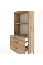 Hyperion Dolap 2 Raflı 3 Çekmeceli 88x44x182 - S57M042V9B